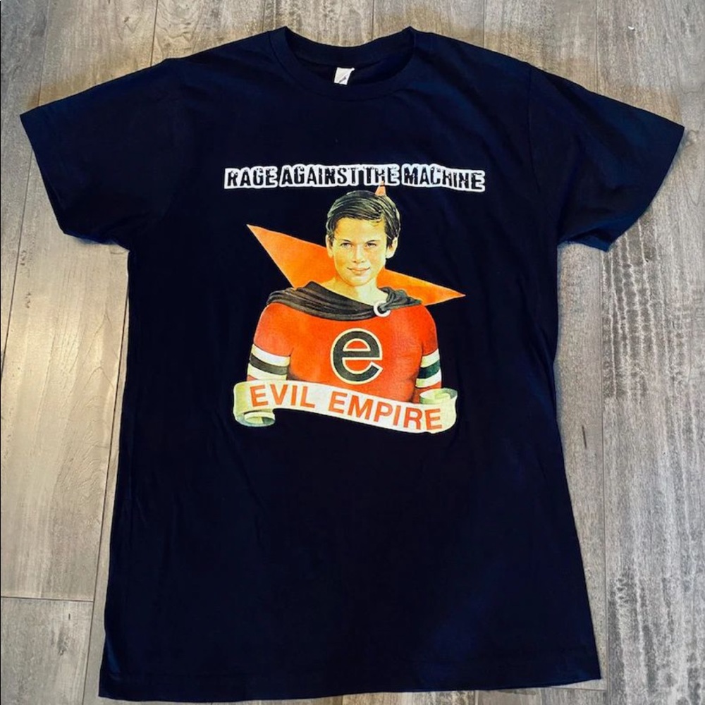 RAGE AGAINST THE MACHINE EVIL EMPIRE GRAPHIC TSHIRT